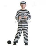 Boys Prisoner Jail Costume Halloween Party Cosplay