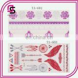 Spring Design Fancy Tattoo Sticker, Metallic Temporary Tattoo thumbnail-1