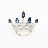 beautiful shiny rhinestone crown brooch for decoration