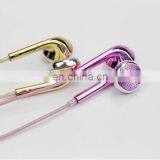 Volume Control Purple Color Perfume Earphones Cute and Cheap Earphones With Microphone for Laptop thumbnail-3