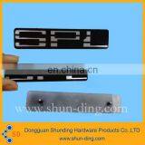 Custom Metal Matte Silver Brand Name Label thumbnail-1