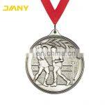 Promotional Custom Made Metal Good Quality Boxing Medal With Ribbon thumbnail-2