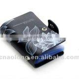 2014 Fashion Design Genuine Leather Playing Card Holder