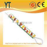 YT Manufacture Glow Skulls Pacifier Clip,100% Cotton Print Ribbon Stainless Steel Metal Baby Pacifier Clip thumbnail-6