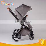 Luxury 3 in 1 Leather Bar 0-36 Months Baby Strollers With Carseat thumbnail-5