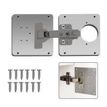 Filta Hardware Furniture Easy Installation Cabinet Door Stainless Steel Hinge Repair Plate thumbnail-4