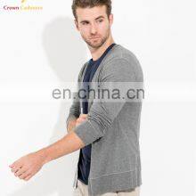 100% Cashmere V Neck Cardigan Sweater for Men thumbnail-3