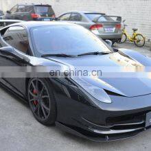 Carbon Fiber Front Canard Bumper Swim Fins for Ferrari 458 Base Coupe 2-Door 11-13 thumbnail-2