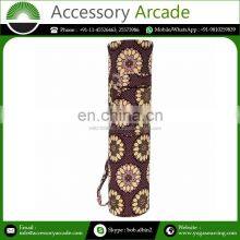 Top Quality Multi Color New Stylish Embroidery Special Design In Drawstring Custom Yoga Mat Bag thumbnail-4