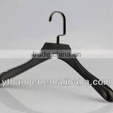 Black Wood Hangers and Pants Hanger With Custom Logo thumbnail-4