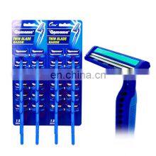 Blue Razor Latest Hot Selling Twin Blade 24pcs Men Shaver Trimmer Disposable Men Design Shaver thumbnail-1