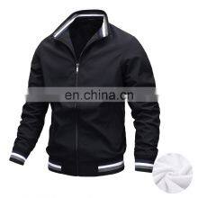 New Casual Jacket Men's Spring And Fall Sport Solid Color Coat Men's Fashion Casual Simple Jackets thumbnail-3