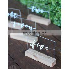 Custom Acrylic Table Numbers for Wedding or Event