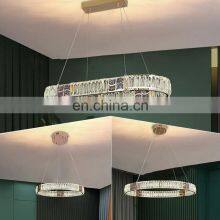 New Design Indoor Decoration Living Room Dining Room LED Crystal Modern Pendant Lamp thumbnail-2