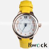 Leather Material and Quartz Type figuro couture fashion watch