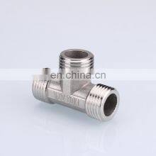 Super Whole Male Female Ttraight Nipple Stainless Steel 201 Threaded T Pipe Fitting thumbnail-3