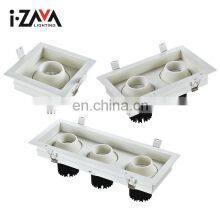 Wholesale Price Shop Recessed Mount Aluminum IP20 10W 14W COB Recessed LED Grille Light thumbnail-2