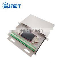 Hot Sale FTTH 12-24 Core Sc/FC/St/LC Rack Mount Splicing Fiber Optic Patch Panel/Termination Box/ODF thumbnail-3