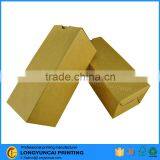 OEM Two Tuck End Cardboard Kraft Paper Box for Wine Packaging