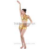 Sexy Modern Jazz Dance Costumes Metallic Sequin Stripe Shorts thumbnail-2
