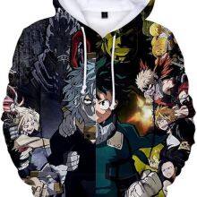 Boku No Hero Hoodie Novelty Hooded Pullover Sweatshirt for Adult thumbnail-1