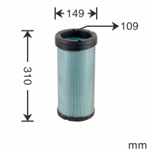 Factory Supply 6I-2501 AF25125M P532501 A-5549 128-2686 Air Filter for Excavator Truck Filter Truck Engine Orginal Replace BT Filter TA-8669AB thumbnail-3