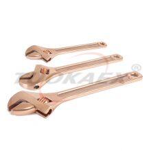 China Manufacturer Non Sparking Adjustable Spanner Copper Alloy Shifting Spanner Monkey Spanner thumbnail-1