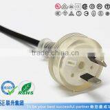 Australian AC Power Cord With Transparent Molded Plug
