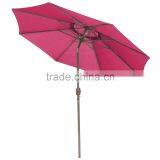 9feet red outdoor market umbrellas, garden umbrellas for sale