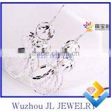 2014 Latest Fashion Hot Sale New Design 925 Silver Product Great Unique Handmade BOXI Style Tassels Earring