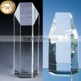 2016 most popular clear crystal business trophy