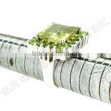 Lemon Quartz Rings Sterling Silver,engagement Ring Jewelry Peridot Gemstone thumbnail-1