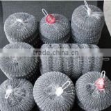 galvanized knitting mesh scrubber