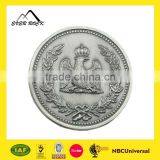 High Quality Custom Souvenir Metal Old Antique Sliver Coin