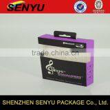 SENYU Folding Paper Box Packagings With Clear PVC Window Supplier's Choice