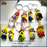 Fashionable Customized Cheap 3D PVC Soft Rubber Key Chain