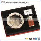 2015 hot new high quality leather box men's smoking gift set