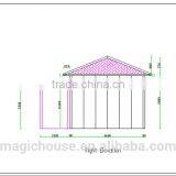 2016 Latest Modern Easy Assembly and Cheap Modular Homes/summer Hot Sale Light Steel Structure Prefab House/great Room Plan thumbnail-3