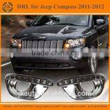 Best Selling LED DRL Light for Jeep Compass Excellent Quality LED Daytime Running Lights for Jeep Compass 2011 2012