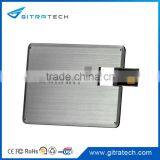 Metal Credit Card USB Flash Drive 8GB