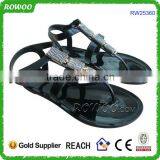 Wholesale Pvc Jelly Color Shoes Women Sandals thumbnail-4