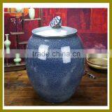 50CM Height Art Deign Excellent Quality Big Chinese Blue Jars for Storage Made in Vietnam thumbnail-1