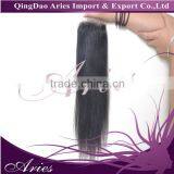 6A Peruvian Lace Closure in Straight Hair,130% Density Free&middle&3 Way Lace Closure Bleached Knots Virgin Peruvian Hair thumbnail-2