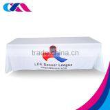 Wholesale Customs Exhibition Promotion Table Cloth Design,no Moq Trade Show Any Logo Print Table Cloth thumbnail-5
