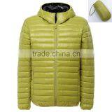 Hot Sell Unisex Softshell Men and Women Winter, Folding Down Jacket, Ultralight With Hood Outdoor Waterproof Jacket