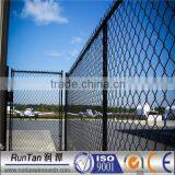 High Quality Hot Dipped Galvanized and Pvc Coated Black Chain Link Fence