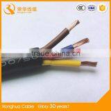 Submersible Cable 3 Core Flat Cable Gauge in AWG Gauge: 12, 10, 8, 6, 4, 2, 1/0 , 2/0, 3/0, 4/0 Quality Choice thumbnail-2