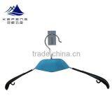 Fashionable Metal Clothes and Pants Hanger With Plastic Hook thumbnail-1