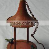 Antique Red Home&garden Metal Bird Feeder