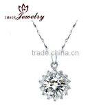 925 Sterling Silver Wax Micro Setting CZ Pendant thumbnail-1